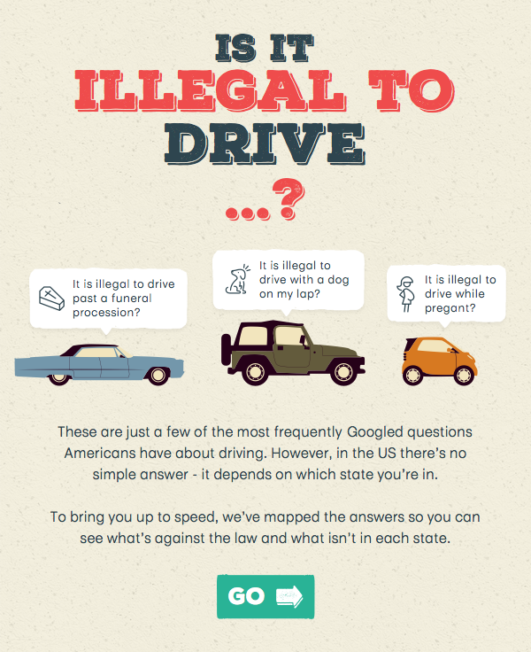 Is it illegal to drive …?