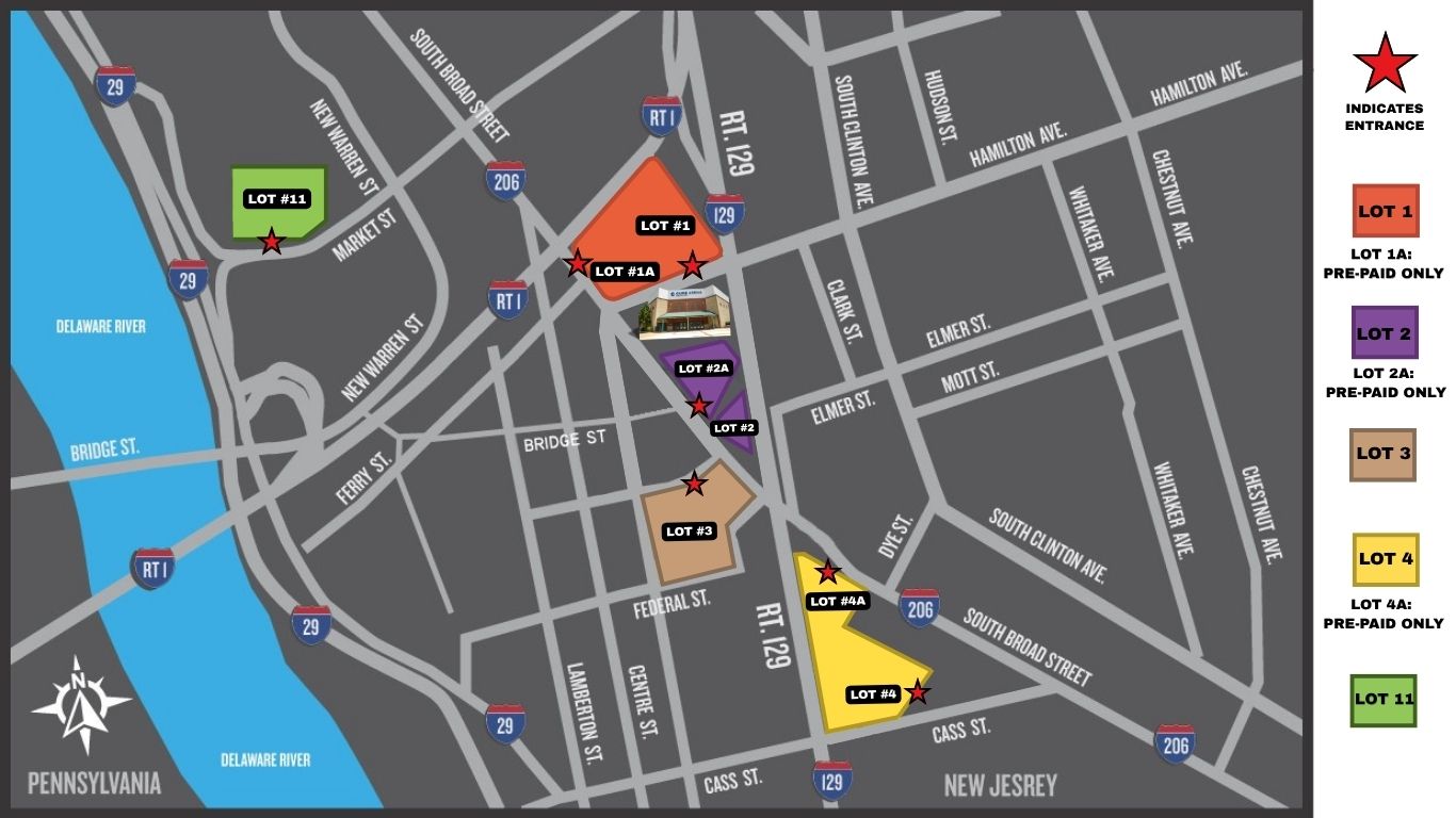 CURE Parking Map